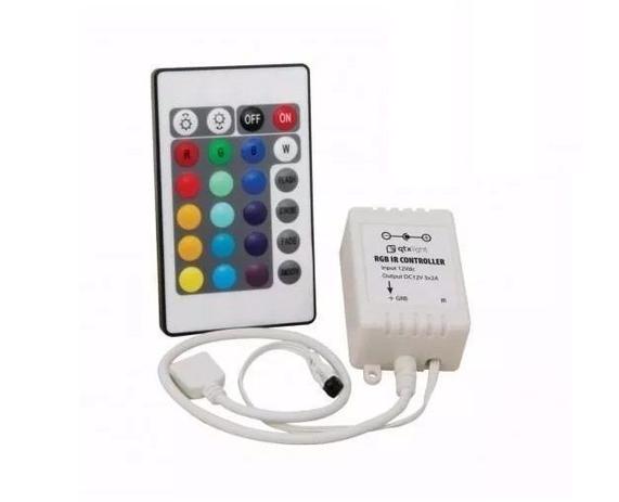 Controle Remoto para Fita Led 5050 RGB 72w - Ddy Menor preço em Controle Remoto para Fita Led 5050 RGB 72w - Ddy