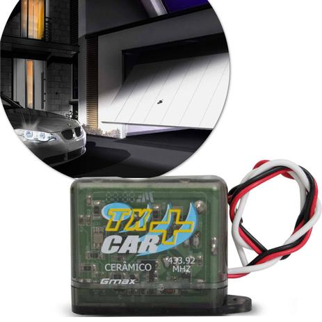 Controle Remoto Portão TX CAR+ Aciona Portão Farol Alto Carro Moto 12v - Gmax Menor preço em Controle Remoto Portão TX CAR+ Aciona Portão Farol Alto Carro Moto 12v - Gmax