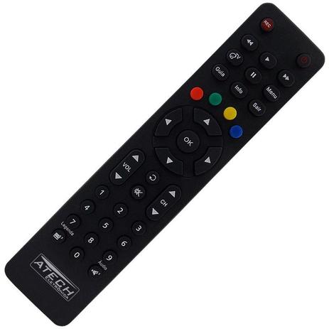 Controle Remoto Receptor Bedin Sat / Oi TV NS1030 - Atech eletrônica Menor preço em Controle Remoto Receptor Bedin Sat / Oi TV NS1030 - Atech eletrônica