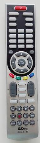 Controle Remoto Receptor Digital Dual Sat SKY-7489 - Oem Menor preço em Controle Remoto Receptor Digital Dual Sat SKY-7489 - Oem