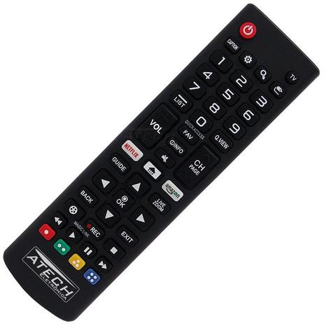 Controle Remoto TV LED LG Smart TV AKB75095315 com Netflix e Amazon - Atech eletrônica Menor preço em Controle Remoto TV LED LG Smart TV AKB75095315 com Netflix e Amazon - Atech eletrônica