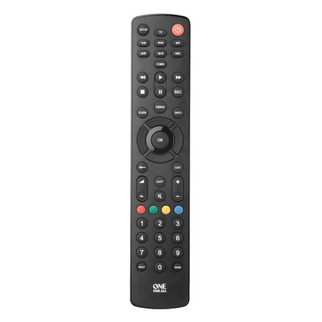 Controle Remoto Universal One For All URC1289, 8 dispositivos, TV, DVD, SAT, VCR, AUDIO, MP3, XBOX e AUX Menor preço em Controle Remoto Universal One For All URC1289, 8 dispositivos, TV, DVD, SAT, VCR, AUDIO, MP3, XBOX e AUX