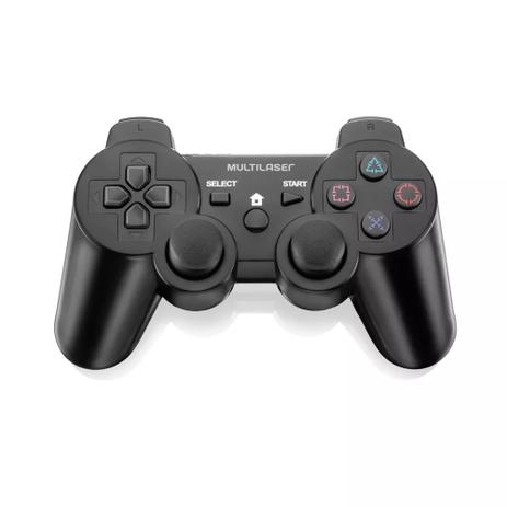 Controle sem Fio Multilaser JS072 para PS2, PS3 e PC - Preto Menor preço em Controle sem Fio Multilaser JS072 para PS2, PS3 e PC - Preto