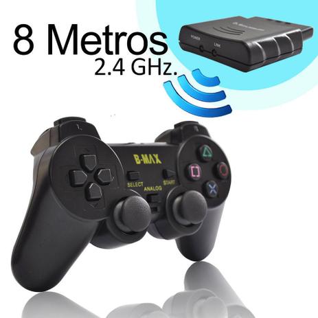 Controle Sem Fio P/ PS2 Dual Shock Analógico 8 Metros de Alcance - Preto - Xtrad Menor preço em Controle Sem Fio P/ PS2 Dual Shock Analógico 8 Metros de Alcance - Preto - Xtrad