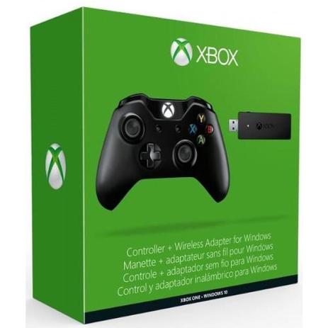 Controle Sem Fio (Preto) + Adaptador USB Para Pc - Xbox One - Microsoft Menor preço em Controle Sem Fio (Preto) + Adaptador USB Para Pc - Xbox One - Microsoft
