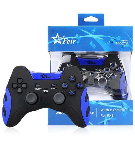 Controle Sem Fio PS3 Bluetooth Feir FR-218 - Diversas Cores Menor preço em Controle Sem Fio PS3 Bluetooth Feir FR-218 - Diversas Cores