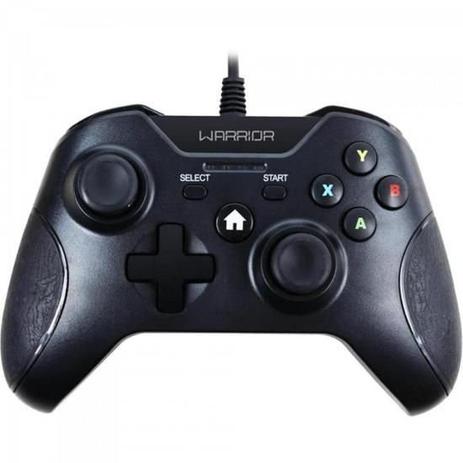 Controle Warrior Gamer P/ XBOX ONE e PC JS078 Preto Multilaser Menor preço em Controle Warrior Gamer P/ XBOX ONE e PC JS078 Preto Multilaser