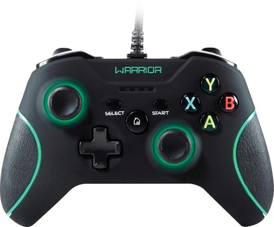 Controle warrior joypad profissional pc/xbox 360 js079 - Multilaser Menor preço em Controle warrior joypad profissional pc/xbox 360 js079 - Multilaser