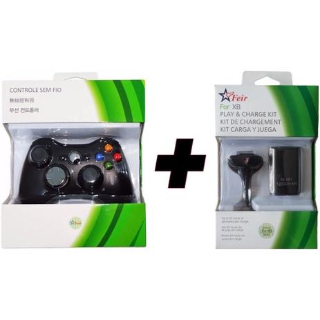 Controle Xbox 360 Sem Fio Wireless + Bateria Carregador - Feir é ruim? Controle Xbox 360 Sem Fio Wireless + Bateria Carregador - Feir é boa?