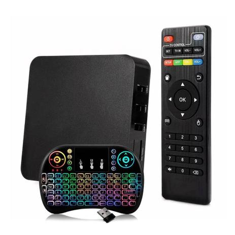 Conversor Box 16gb Converte Em Smart Tv Hd 4k + Mini Teclado - Leticia ap bonfim Menor preço em Conversor Box 16gb Converte Em Smart Tv Hd 4k + Mini Teclado - Leticia ap bonfim