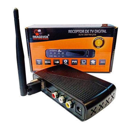 Conversor Digital Para TV com Antena Adaptador Wi-fi - IMAGEVOX Menor preço em Conversor Digital Para TV com Antena Adaptador Wi-fi - IMAGEVOX