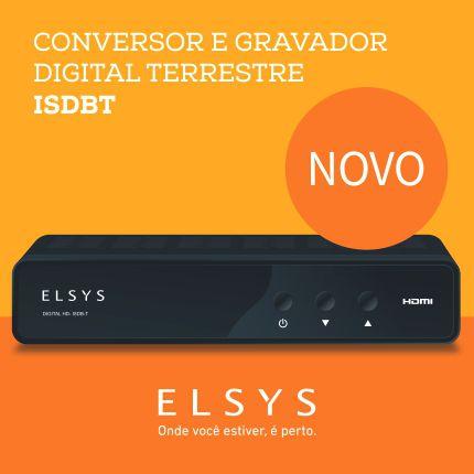 Conversor E Gravador Digital HD ISDBT - Elsys Menor preço em Conversor E Gravador Digital HD ISDBT - Elsys