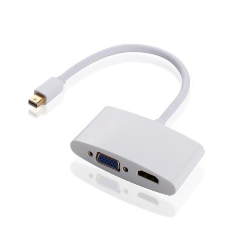 Conversor Mini Display Para HDMI e VGA 4k e 2k - XT3006 - Dmix Menor preço em Conversor Mini Display Para HDMI e VGA 4k e 2k - XT3006 - Dmix