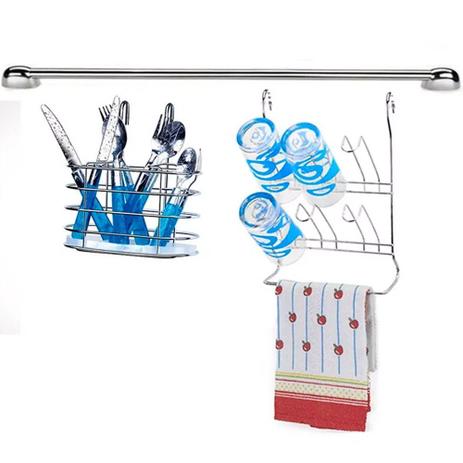 Cook Home 4505 Cozinha Suspensa Porta Talher Copos e Pano Aço Cromado Arthi é boa?