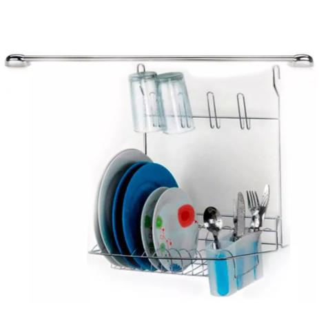 Cook Home 4513 Cozinha Suspensa Escorredor De Pratos Talher Copos Barra Aço Cromado Arthi é boa?