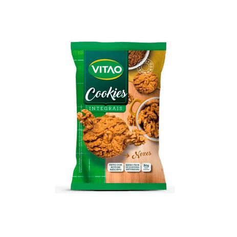 Cookies Integrais Nozes 80g Vitao Alimentos Magazine Luiza