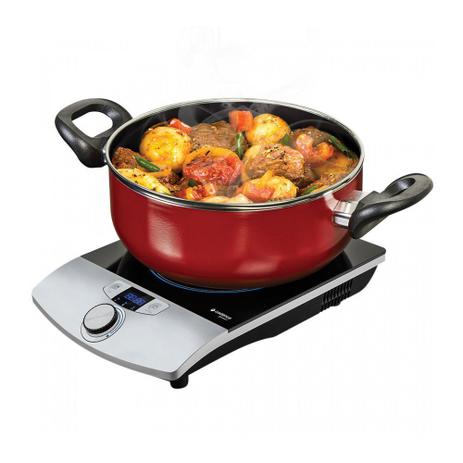 Cooktop 1 Boca Indução Gourmet Cadence Menor preço em Cooktop 1 Boca Indução Gourmet Cadence