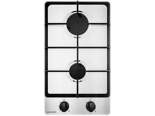 Cooktop 2 Bocas Brastemp a Gás GLP - BDA31 ARUNA Menor preço em Cooktop 2 Bocas Brastemp a Gás GLP - BDA31 ARUNA