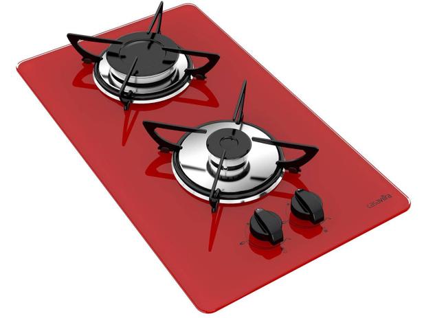 Cooktop 2 Bocas Casavitra Excellence Croma - a Gás Acendimento Superautomático