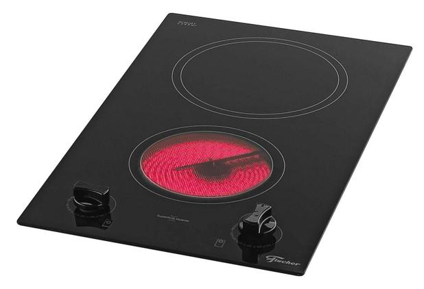 Cooktop 2 Bocas Fischer 7883 11654 Elétrico - Vitrocerâmico Acendimento Superautomático