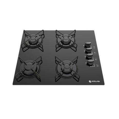 Cooktop 4 Bocas á Gás Atlas Menor preço em Cooktop 4 Bocas á Gás Atlas