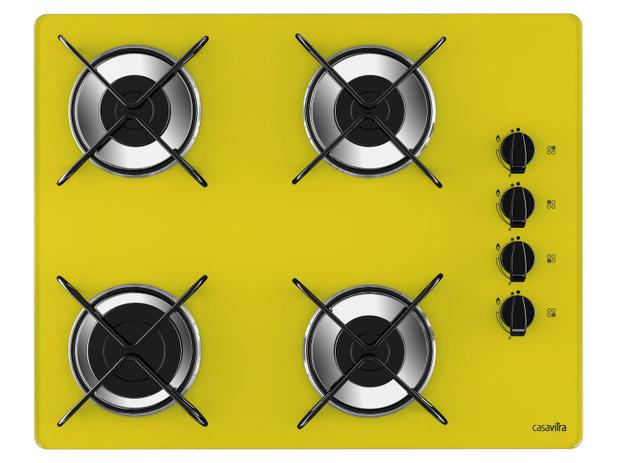 Cooktop 4 Bocas Casavitra Classical E10C41.463 - a Gás Natural e GLP Acendimento Superautomático