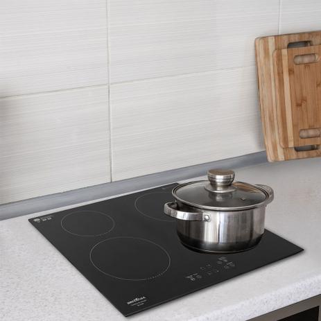 Cooktop de Indução Britânia 4 Bocas Concept Preto BCT04P 220 Volts