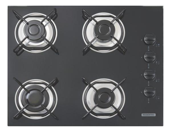 Cooktop Gas Glass Brasil 4GG 55 Tramontina Menor preço em Cooktop Gas Glass Brasil 4GG 55 Tramontina