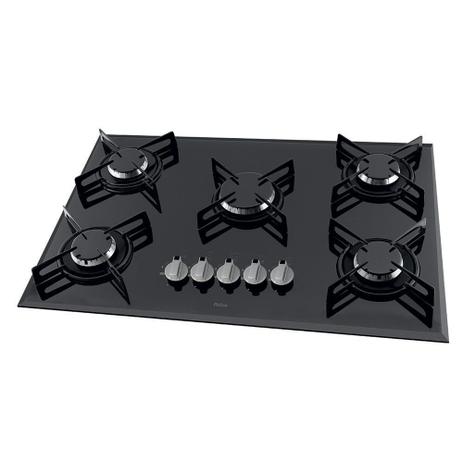 Cooktop Philco Cook Chef Vidro Preto 5 Bocas Chama Rápida Bivolt 105903006 Menor preço em Cooktop Philco Cook Chef Vidro Preto 5 Bocas Chama Rápida Bivolt 105903006