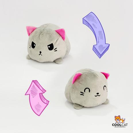 COOLCAT Gatinho Grande Do Humor Reversível Em Pelúcia Soft - Arcanjo Pelúcias Menor preço em COOLCAT Gatinho Grande Do Humor Reversível Em Pelúcia Soft - Arcanjo Pelúcias