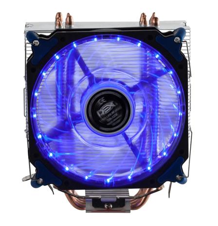 Cooler com 21 leds para CPU universal azul DX-2021 - Dex Menor preço em Cooler com 21 leds para CPU universal azul DX-2021 - Dex