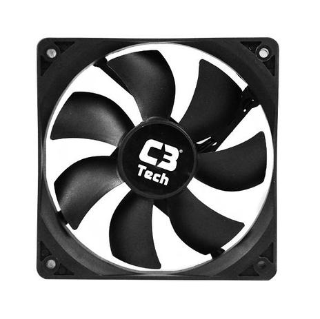 Cooler Fan C3Tech Storm Series F7 - 12cm - F7-100BK Menor preço em Cooler Fan C3Tech Storm Series F7 - 12cm - F7-100BK