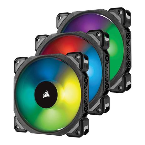Cooler Fan Corsair Ml120 Pro 120mm LED RGB 3 Unidades CO-9050076-WW Menor preço em Cooler Fan Corsair Ml120 Pro 120mm LED RGB 3 Unidades CO-9050076-WW
