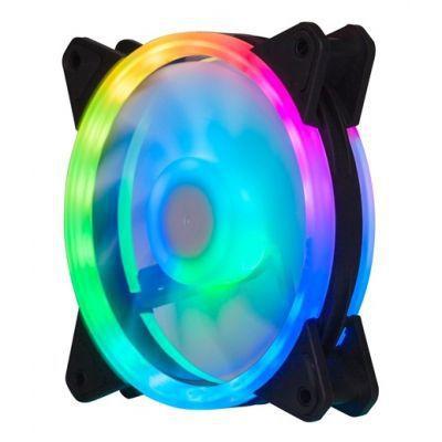 Cooler Fan Gamer 12x12cm Dupla Face LED DX-12V RGB - Dex Menor preço em Cooler Fan Gamer 12x12cm Dupla Face LED DX-12V RGB - Dex