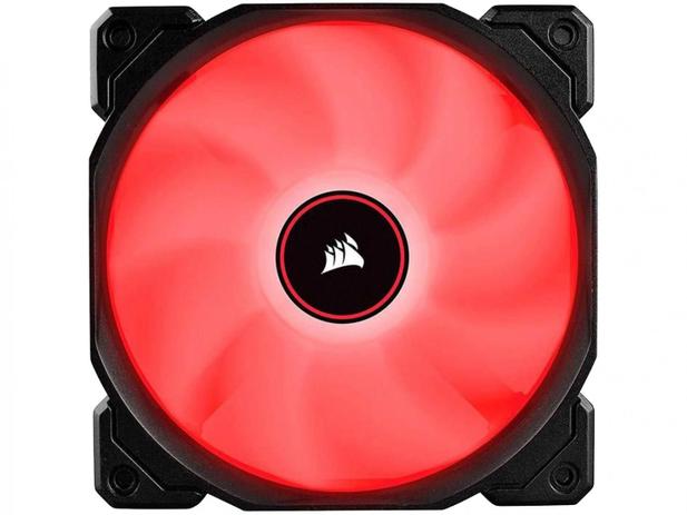Cooler FAN LED Vermelho Corsair Air Series - AF120 Menor preço em Cooler FAN LED Vermelho Corsair Air Series - AF120