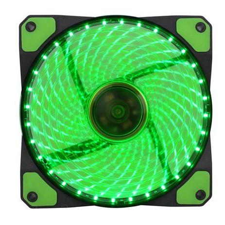 Cooler Gabinete PC Gamer 120mm LED Verde GF12G Gamemax Menor preço em Cooler Gabinete PC Gamer 120mm LED Verde GF12G Gamemax