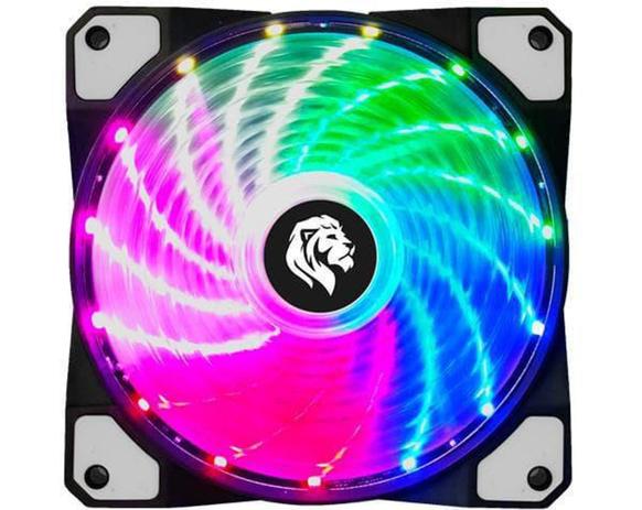 Cooler p/ gabinete hayom 120mm led rgb- fc1302 Menor preço em Cooler p/ gabinete hayom 120mm led rgb- fc1302