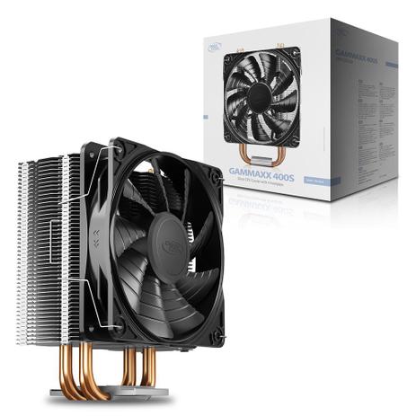 Cooler Para Processador DeepCool Intel/AMD GAMMAXX 400 S Silencioso FAN 120mm - DP-MCH4-GMX400S Menor preço em Cooler Para Processador DeepCool Intel/AMD GAMMAXX 400 S Silencioso FAN 120mm - DP-MCH4-GMX400S