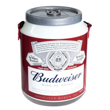 Cooler Térmico 12 Latas Doctor Cooler Budweiser Branco/Vermelho Menor preço em Cooler Térmico 12 Latas Doctor Cooler Budweiser Branco/Vermelho