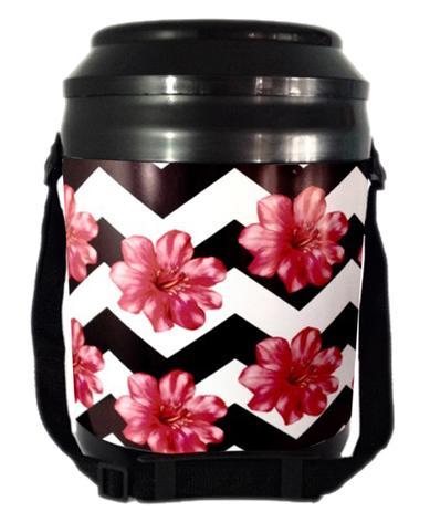 Cooler Térmico 16 Latas c/alça Alegra Store - Flowers Menor preço em Cooler Térmico 16 Latas c/alça Alegra Store - Flowers
