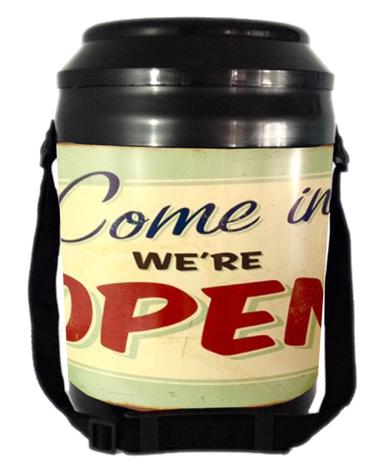 Cooler Térmico 16 Latas Welcome We Are Open Alegra Store é boa?