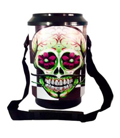 Cooler Térmico 6 Latas Caveira Alegra Store Menor preço em Cooler Térmico 6 Latas Caveira Alegra Store