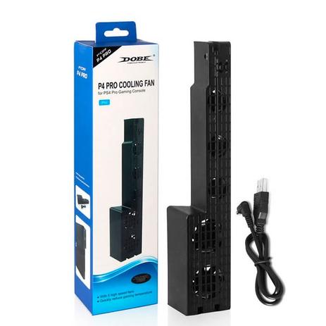 Cooler Turbo Com 5 Ventoinhas Para Playstation 4 Pro DOBE TP4-831 Menor preço em Cooler Turbo Com 5 Ventoinhas Para Playstation 4 Pro DOBE TP4-831