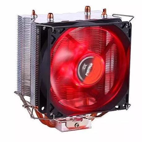 Cooler Universal Com Fan Simples Para Processador Intel e AMD - Vermelho DX 9000 - Dmix Menor preço em Cooler Universal Com Fan Simples Para Processador Intel e AMD - Vermelho DX 9000 - Dmix