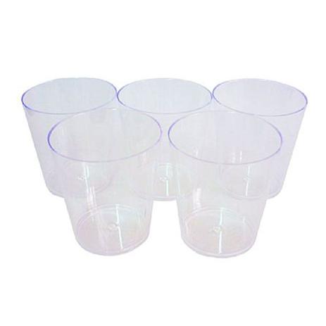 Copo Acrílico Cristal c/10 25ml - Plastilania Menor preço em Copo Acrílico Cristal c/10 25ml - Plastilania