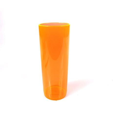 Copo Acrílico Long Drink 350Ml Laranja - Aluá festas Menor preço em Copo Acrílico Long Drink 350Ml Laranja - Aluá festas