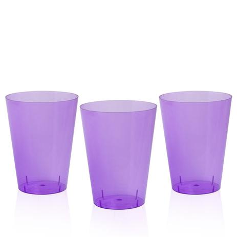 Copo Acrílico Pic Roxo 300ml 10 unidades Plastilânia Menor preço em Copo Acrílico Pic Roxo 300ml 10 unidades Plastilânia