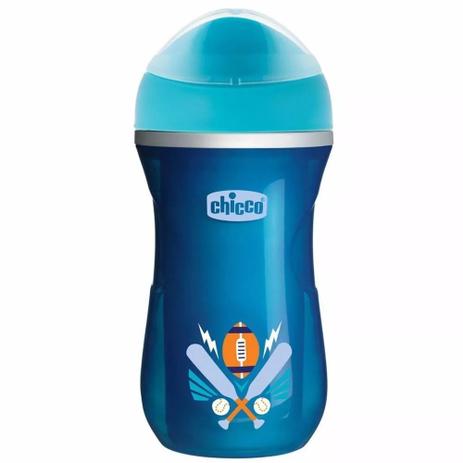 Copo Active Cup Térmico Azul Menino 266ml +14m Chicco 698121 Menor preço em Copo Active Cup Térmico Azul Menino 266ml +14m Chicco 698121