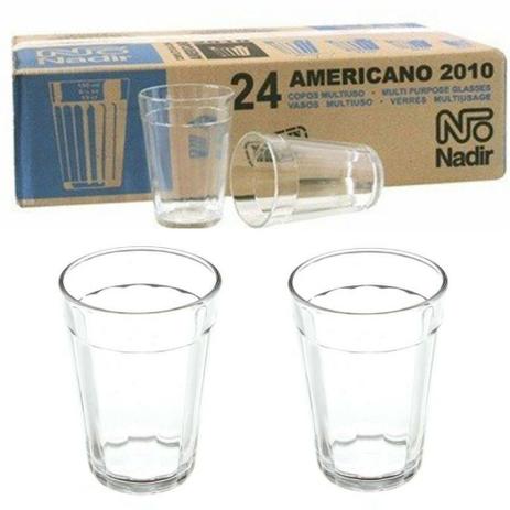 Jogo Copo Americano Nadir 190Ml - 6 Unidades - Branco - Nadir Figueiredo -  Copos - Magazine Luiza