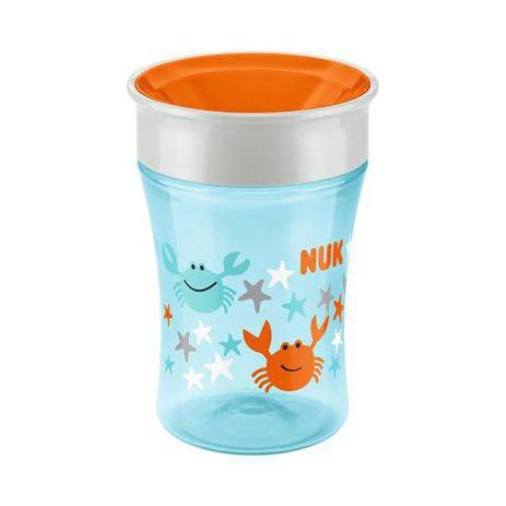 Copo Antivazamento 360 NUK Magic Cup 250ml - Boy Menor preço em Copo Antivazamento 360 NUK Magic Cup 250ml - Boy